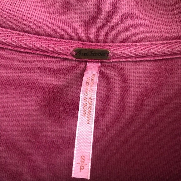 Free People Oversized Fleece Ruby Jacket - Picture 8 of 10